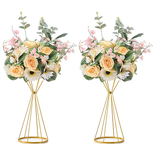 20 inch metal geometric flower stands