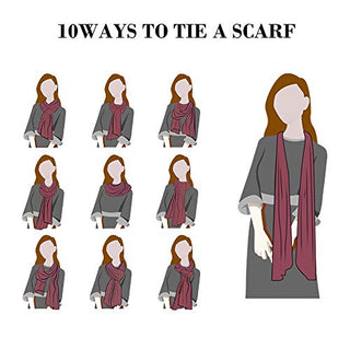 Pashmina Shawls and Wraps for Evening Dresses, Pre-Rolled Shawls for Evening Event Party (10colors)