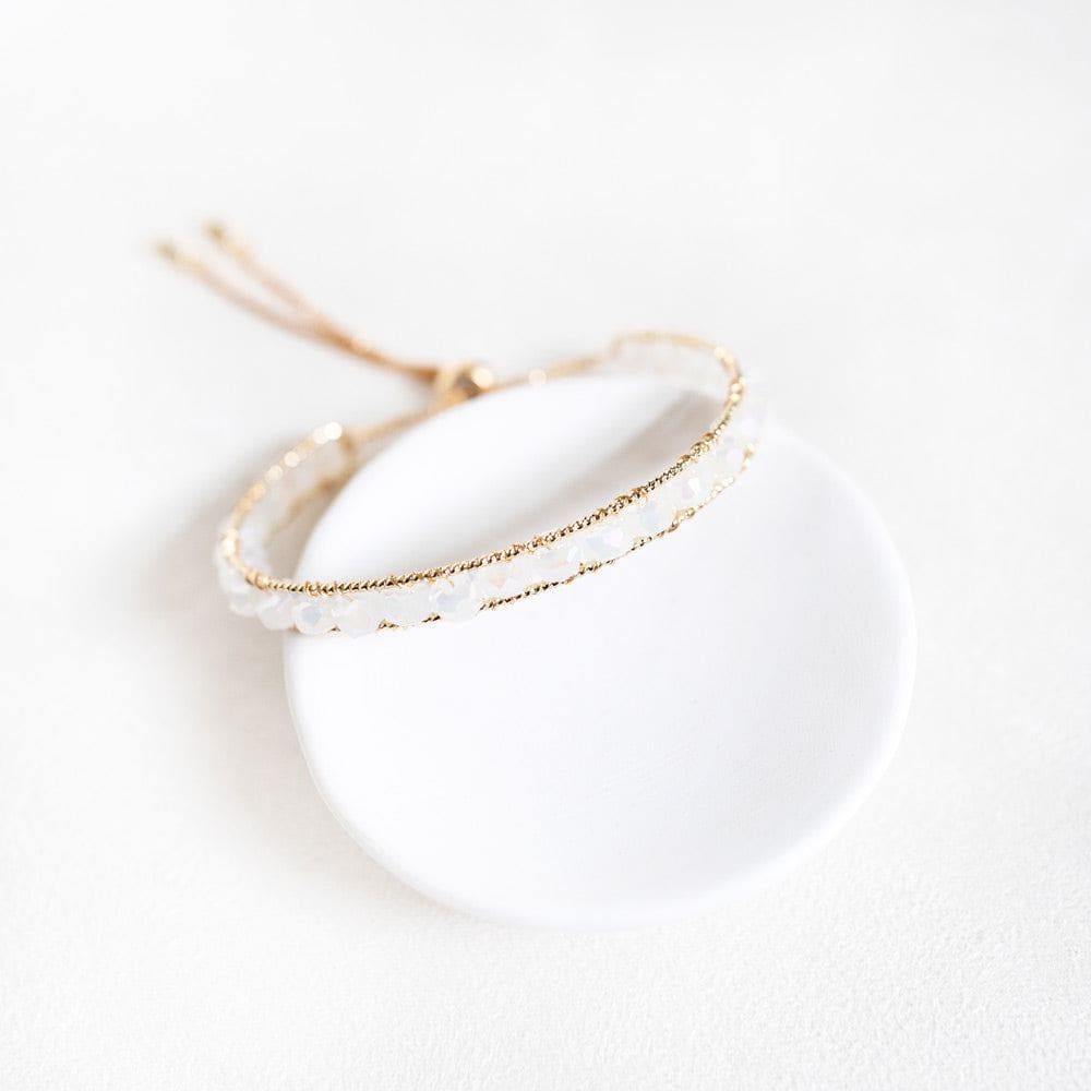 Adjustable Moonstone Bracelet